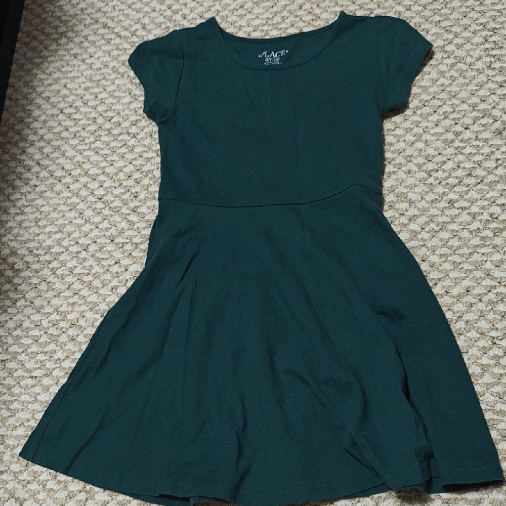 Place Forest Green Casual Dress
